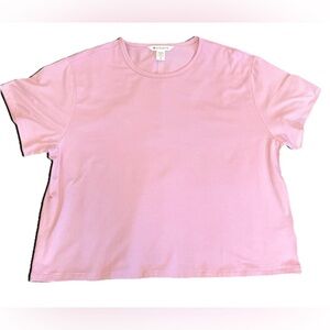 Athleta Essential Tee Pink Short Sleeve Size XL NWT